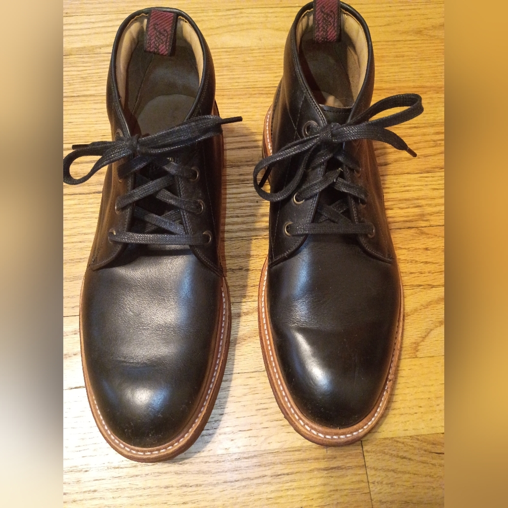 Florsheim Black Chukka Boots Smooth Leather Finish